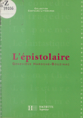 E-book, L'épistolaire, Hachette (réédition numérique FeniXX)