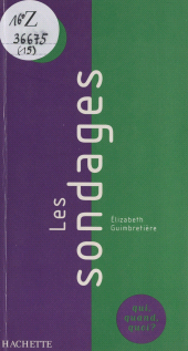 E-book, Les sondages : Études d'opinion et mesures d'audience, Hachette (réédition numérique FeniXX)