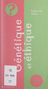 E-book, Génétique et éthique, Hachette (réédition numérique FeniXX)