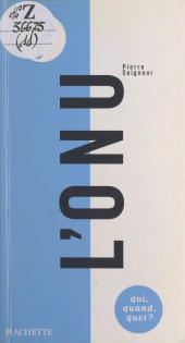 E-book, L'ONU, Hachette (réédition numérique FeniXX)