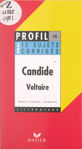 E-book, Candide (1759), Voltaire : 12 sujets corrigés, Hatier (réédition numérique FeniXX)