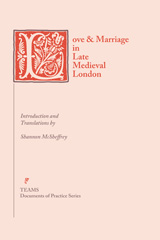 E-book, Love & Marriage in Late Medieval London, Medieval Institute Publications