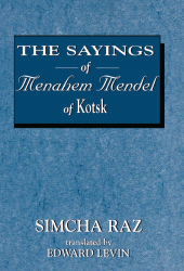 E-book, The Sayings of Menahem Mendel of Kotzk, Jason Aronson, Inc