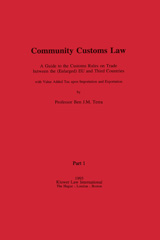 eBook, Community Customs Law, Wolters Kluwer