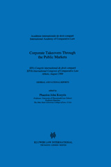 E-book, Corporate Takeovers Through the Public Markets, Kluwer Law International