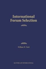 E-book, International Forum Selection, Wolters Kluwer