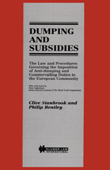 E-book, Dumping and Subsidies, Wolters Kluwer