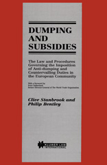 eBook, Dumping and Subsidies, Wolters Kluwer