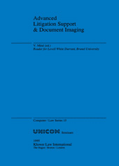E-book, Advanced Litigation Support & Document Imaging, Wolters Kluwer