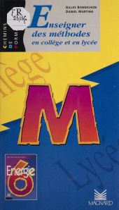 E-book, Enseigner des méthodes en collège et lycée, Magnard (réédition numérique FeniXX)
