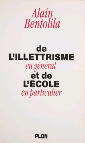 eBook, De l'illettrisme en général et de l'école en particulier, Plon (réédition numérique FeniXX)