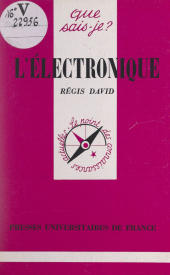 E-book, L'électronique, Presses universitaires de France (réédition numérique FeniXX)