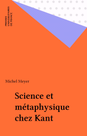 E-book, Science et métaphysique chez Kant, Presses universitaires de France (réédition numérique FeniXX)
