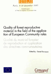 eBook, Qualité du matériel forestier de reproduction et application des directives communautaires, Irstea