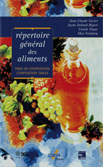 E-book, Répertoire général des aliments : Table de composition, Inra