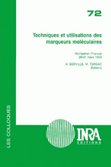 E-book, Techniques et utilisations des marqueurs moléculaires : Montpellier (France), 29-31 mars 1994, Inra