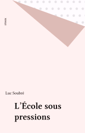 E-book, L'École sous pressions, Stock (réédition numérique FeniXX)