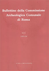 Heft, Bullettino della commissione archeologica comunale di Roma : XCVI, 1994/1995, "L'Erma" di Bretschneider