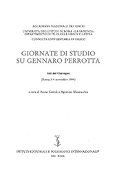 E-book, Giornate di studio su Gennaro Perrotta : atti del Convegno : Roma, 3-4 novembre 1994, Istituti editoriali e poligrafici internazionali