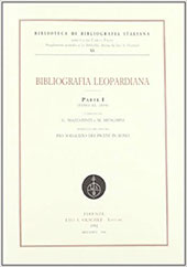 eBook, Bibliografia leopardiana, Leo S. Olschki