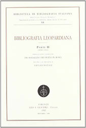 E-book, Bibliografia leopardiana, Leo S. Olschki editore