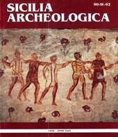 Fascículo, Sicilia archeologica : XXIX, 90/91/92, 1996, "L'Erma" di Bretschneider