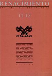Fascicule, Renacimiento : revista de literatura : 11/12, 1996, Renacimiento