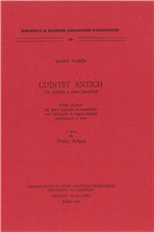 E-book, Cuintet antich : cin dialoghs y cater danterlüdi = [Quintetto antico ...] : prima edizione originale in marebbano con traduzione in lingua italiana, prolegomeni ..., Il Calamo