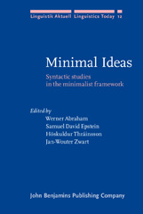 E-book, Minimal Ideas, John Benjamins Publishing Company