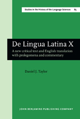 E-book, De Lingua Latina X, John Benjamins Publishing Company