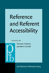 E-book, Reference and Referent Accessibility, John Benjamins Publishing Company