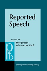 E-book, Reported Speech, John Benjamins Publishing Company