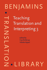 eBook, Teaching Translation and Interpreting 3, John Benjamins Publishing Company