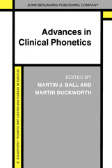 E-book, Advances in Clinical Phonetics, John Benjamins Publishing Company