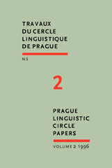 E-book, Prague Linguistic Circle Papers, John Benjamins Publishing Company