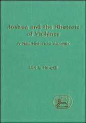 E-book, Joshua and the Rhetoric of Violence, Bloomsbury Publishing