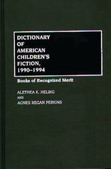 E-book, Dictionary of American Children's Fiction, 1990-1994, Perkins, Agnes Regan, Bloomsbury Publishing