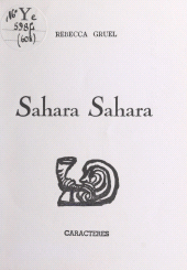 E-book, Sahara Sahara, Caractères (réédition numérique FeniXX)