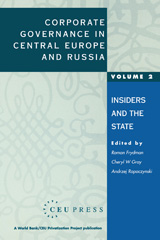 eBook, Corporate Governance in Central Europe and Russia : Insiders and the State, Central European University Press