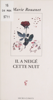 E-book, Il a neigé cette nuit, Climats (réédition numérique FeniXX)