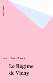 eBook, Le Régime de Vichy, La Découverte (réédition numérique FeniXX)