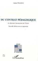 E-book, Du contrat pédagogique : Le discours inconscient de l'école, L'Harmattan