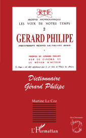 E-book, Dictionnaire Gérard Philippe, L'Harmattan
