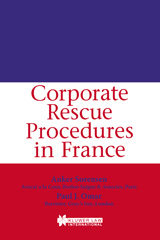 E-book, Corporate Rescue Procedures in France, Sorensen, Anker, Kluwer Law International