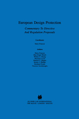 E-book, European Design Protection, Franzosi, Mario, Wolters Kluwer