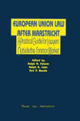 E-book, European Union Law After Maastricht, Wolters Kluwer