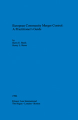 E-book, European Community Merger Control : A Practitioner'S Guide, Wolters Kluwer