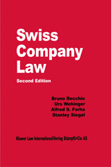 E-book, Swiss Company Law, Becchio, Bruno, Kluwer Law International