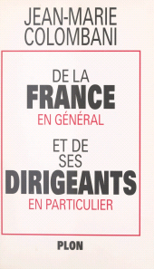 E-book, De la France en général et de ses dirigeants en particulier, Plon (réédition numérique FeniXX)