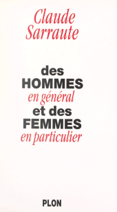 eBook, Des hommes en général et des femmes en particulier, Plon (réédition numérique FeniXX)